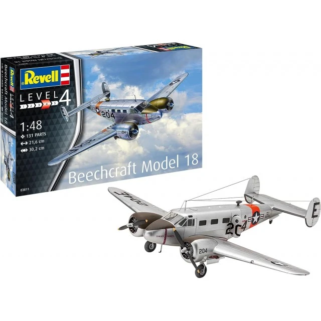 Сглобяем модел Beechcraft Model 18, 131 части