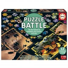 Puzzle battle set Educa 12 x 42 pieces Nature