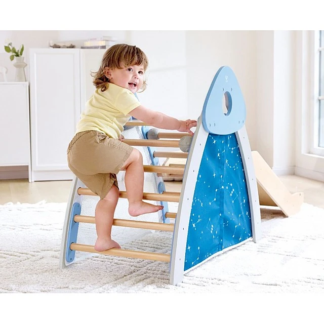 Wooden Set, Hape, 4 in 1 Climbing and Sliding Set, 176.28 x 52.5 x 79.25 cm