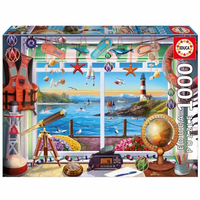 Puzzle, Educa, Life at the Port, 1000 pieces