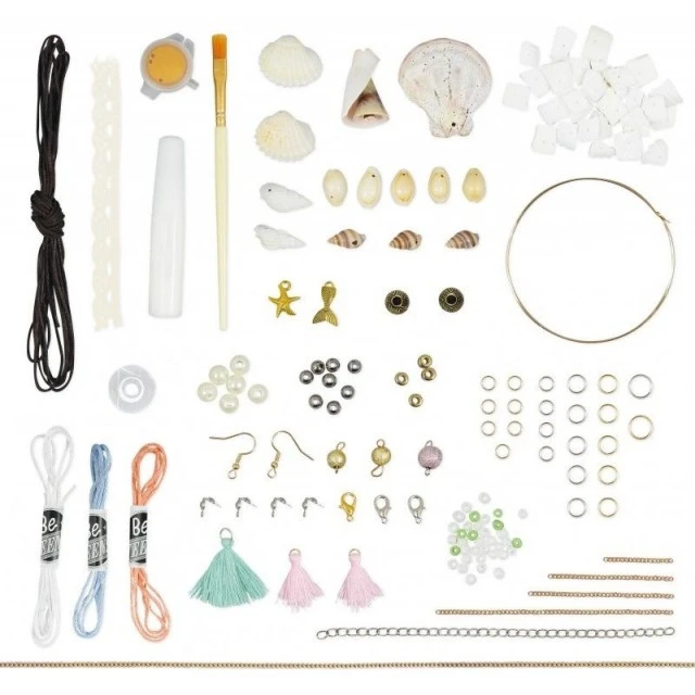 Creative kit, Buki France, DIY, Seashell jewelry