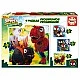 Progressive puzzle, Educa, Dino Spidey, 12-16-20-25