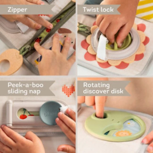 Interactive educational toy, Taf Toys, Activity board