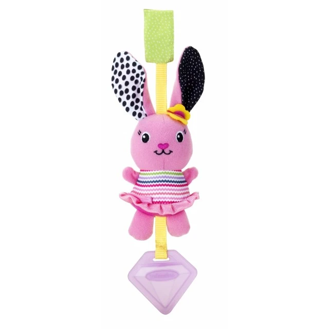 Бебешка мека сензорна играчка, Infantino, Зайче