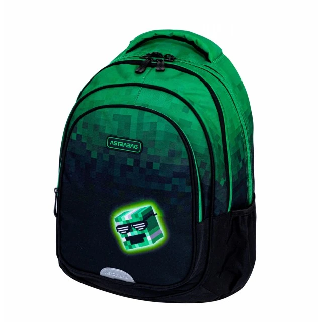 Ученическа раница ASTRABAG Пиксел герой, AB300, 42 х 30 х 19 см