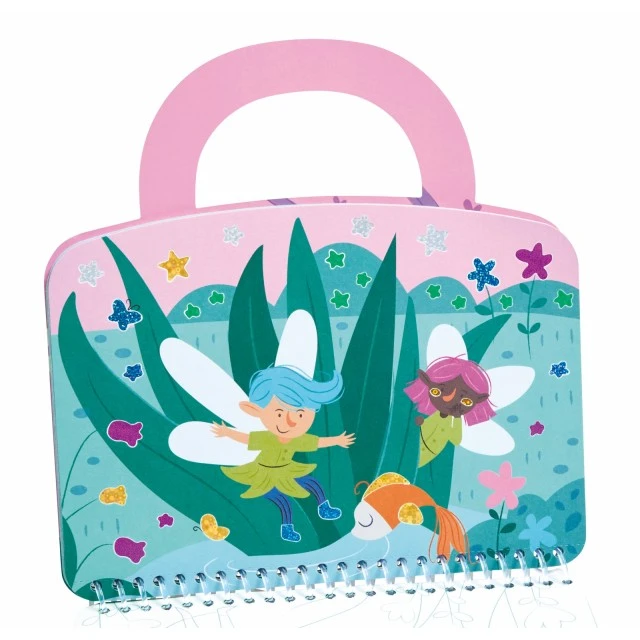 Creative kit, Hape, Foil applique book, Fairies