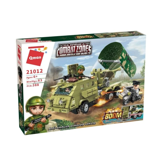 Building set Combat Zone Armoured ambush vehicle, 388 pieces