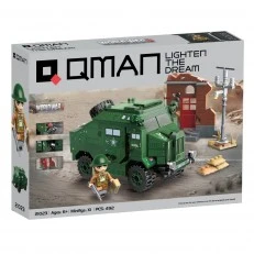 Constructor, Qman, Dunkirk Beach Evacuation Shelter, Morris C8 QUAD, 492 parts