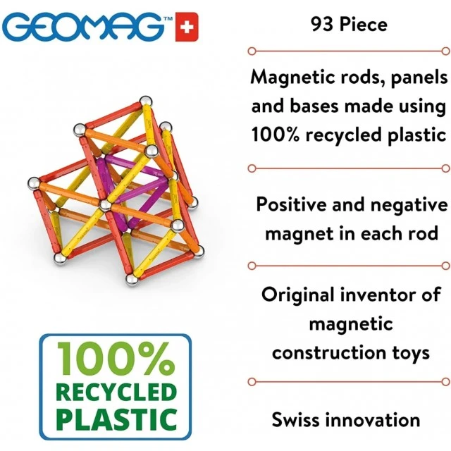 Magnetic constructor Classic 273, 93 parts