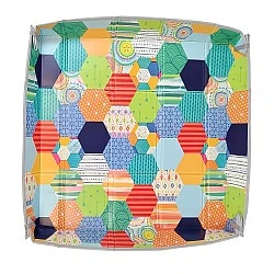Foldable soft foam mat, Infantino, Colors, 147 x 147 cm