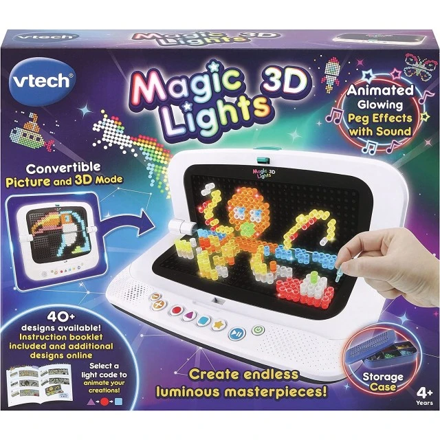 Интерактивна играчка, Vtech, Магически светлини 3D, 6.3 x 25.75 x 19.3 см