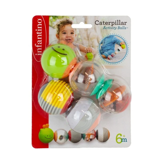 Sensory play ball set, Infantino, Caterpillar