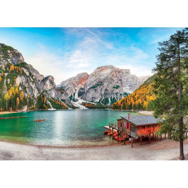 Puzzle Educa Lake Braies in Autumn 3000 pieces