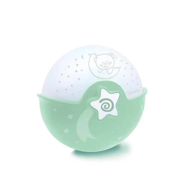 3-in-1 Soothing Light Projector, Infantino, Light Green
