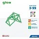 Магнитен конструктор Glow 329, 42 части