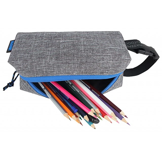 Toiletry bag Buckles, 8 x 21 x 8 cm, Blue