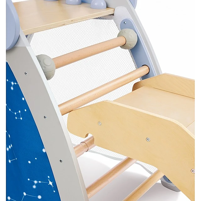 Wooden Set, Hape, 4 in 1 Climbing and Sliding Set, 176.28 x 52.5 x 79.25 cm