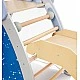 Дървен комплект, Hape, 4 в 1 Комплект за катерене и пързаляне, 176.28 x 52.5 x 79.25 см