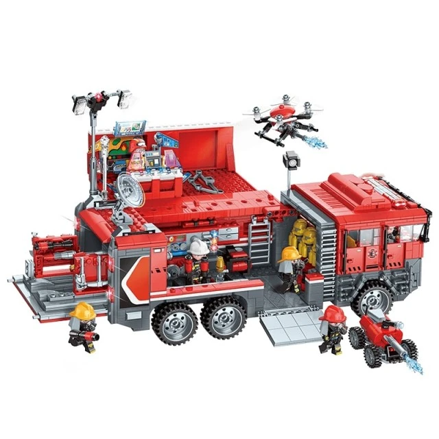 Constructor MineCity, Fire Emergency Command, 1431 parts