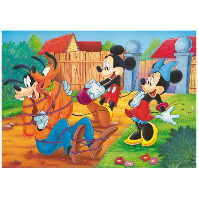 Puzzle, Lisciani, Mickey Mouse and friends, Double-sided puzzle 108 pieces