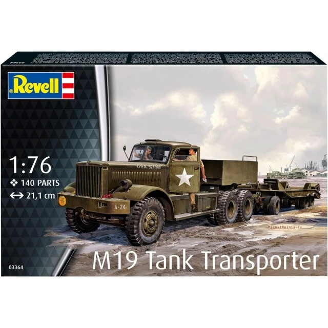 Assembly model, Revell, M19 Tank Transporter