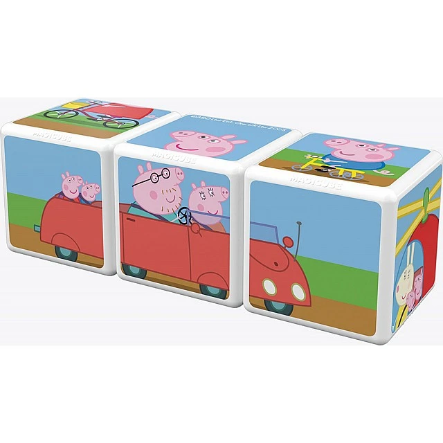 Magnetic construction set Magicube, Journey with Peppa Pig 049, 3 pieces