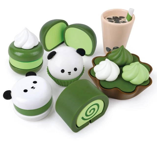 Children’s wooden set, Hape, Green tea dessert, 8 pieces