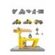 Railway loading ramp set, Hape, 14 pieces