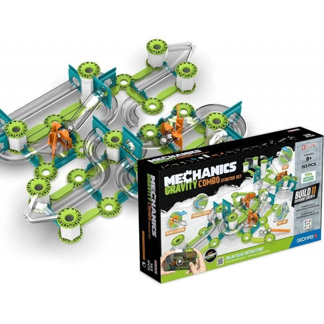 Magnetic construction set Mechanics 757, Gravity, 153 parts
