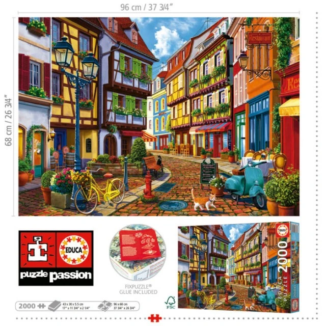Puzzle Bright Street 2000 pieces