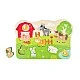 Дървен пъзел за игра, Hape, Ферма, 10 части