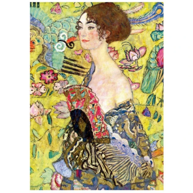 Puzzle Lady with a Fan Gustav Klimt 1000 pieces