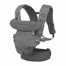 Ergonomic baby carrier, Infantino, Flip 4 in 1, Gray, from 3.6 to 14.5 kg.