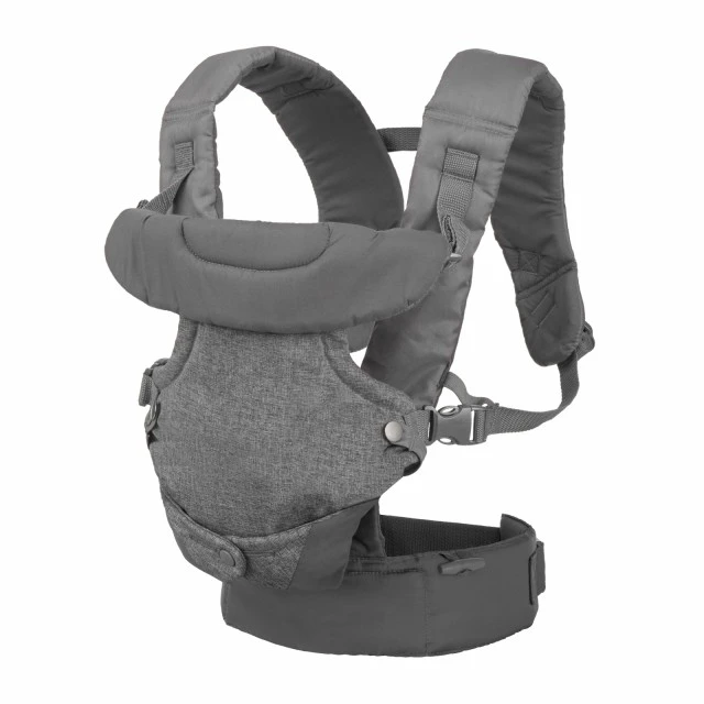 Ergonomic baby carrier, Infantino, Flip 4 in 1, Gray, from 3.6 to 14.5 kg.