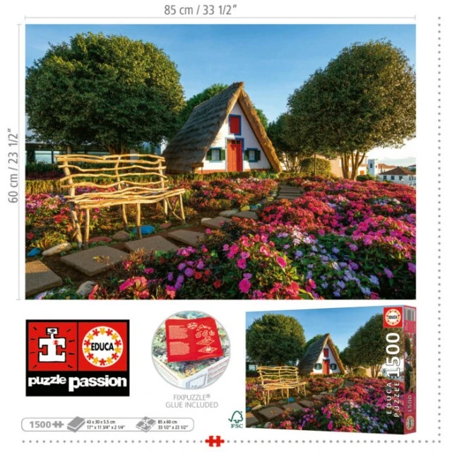 Puzzle Santana Madeira 1500 pieces