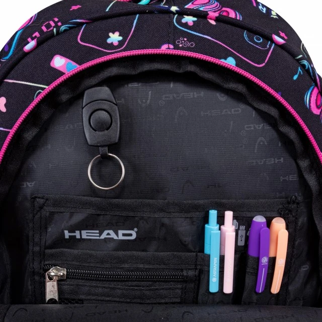 School backpack HEAD Go girl, AB300, 42 x 30 x 19 cm