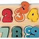 Дървен пъзел Числа, 21 части