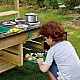 Детски игрален комплект Градинска кухня, 77 х 46 х 99 см, 14 части