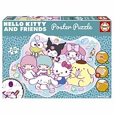 Пъзел, Educa, Hello Kitty, Плакат, 250 части
