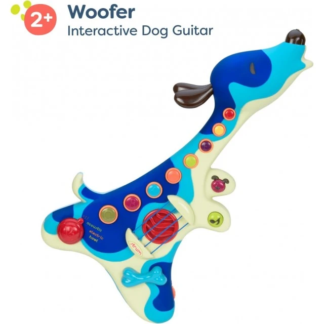 Детска електронна китара кученце Woofer
