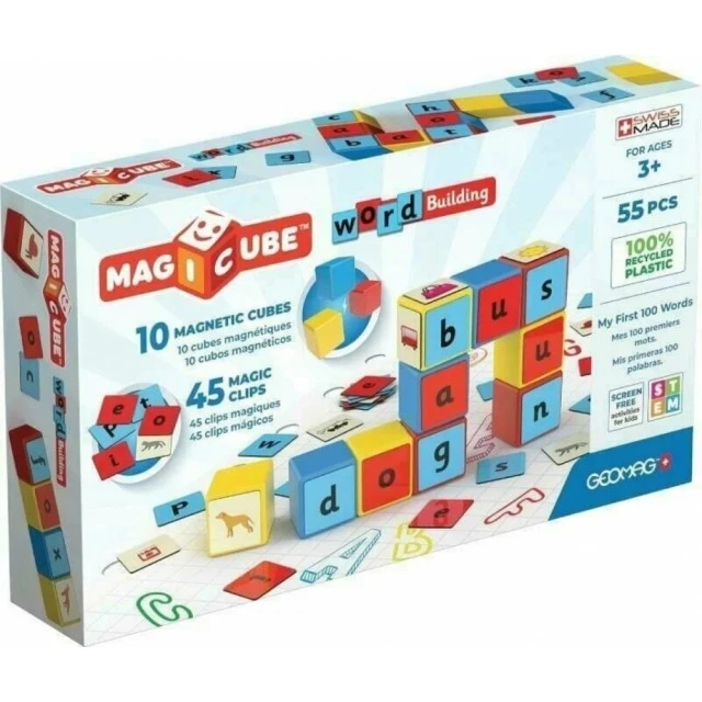 Магнитен конструктор Magicube, Съставяне на думи 258, 55 части