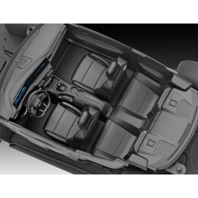 Сглобяем модел, Revell, Автомобил 2024 Ford Mustang GT, Click System, 60 части