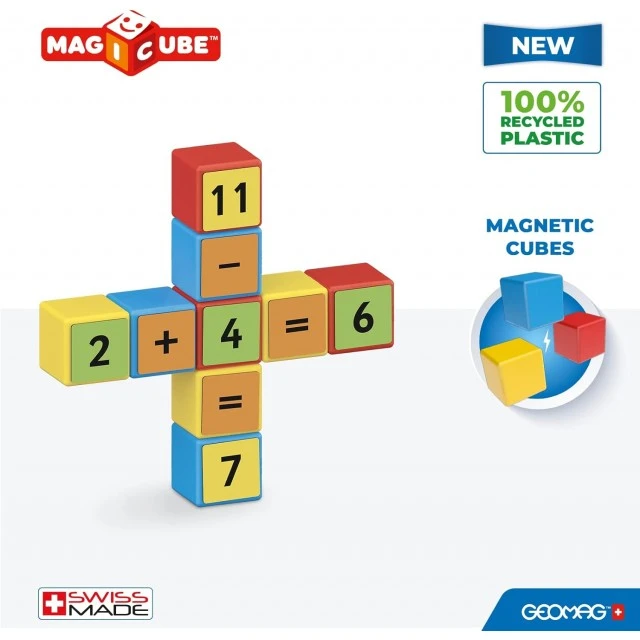 Magnetic construction set Magicube, Math building 257, 61 pieces