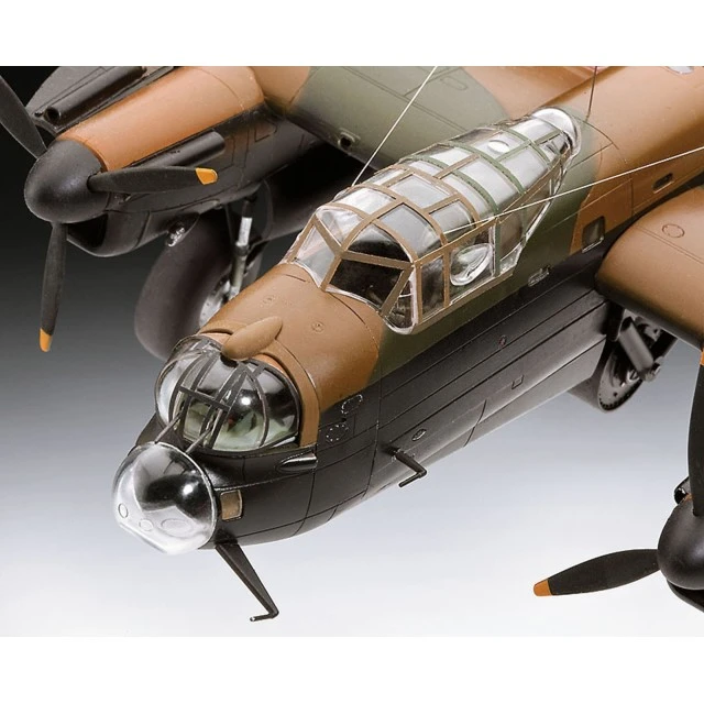 Assembly model, Revell, Lancaster B.III DAMBUSTERS aircraft, 224 parts
