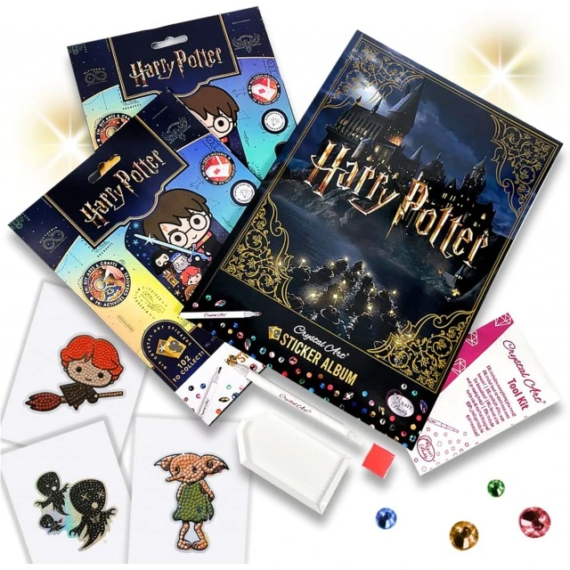 Diamond embroidery kit, Craft Buddy, Harry Potter Collector’s Album - starter pack with stickers
