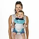 Ergonomic baby carrier, Infantino, Flip 4 in 1, With breathable fabric, Light gray, from 3.6 to 14.5 kg.