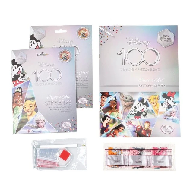 Diamond embroidery kit Craft Buddy Disney 100 Collector Album - starter sticker pack
