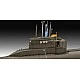 Assembly model kit, Revell, 70th anniversary Bundeswehr submarine: Wilhelm Bauer, Type 206A, Class2, 154 parts