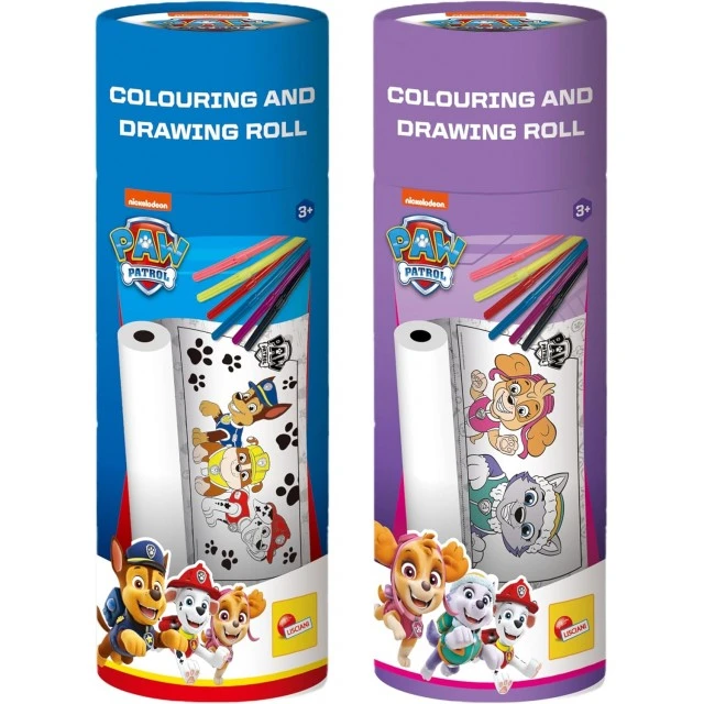 Creative set, Lisciani, Paw Patrol, Coloring and drawing roller