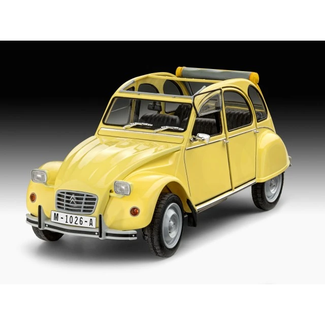 Assembly model, Revell, James Bond Citroen 2 CV Gift Set, 108 parts